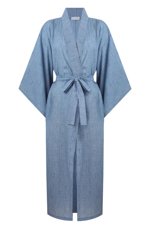 ERW'S Mavi Soft Plaj Kimono