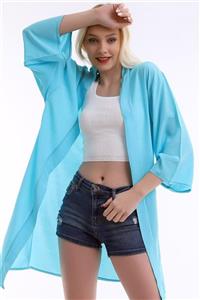 ARYA FASHION Kadın Desenli, Uzun Kol, Hafif, Salaş Kimono