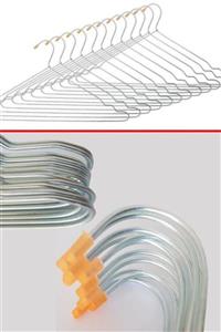 Binbirreyon Metal Elbise Askısı 12 Adet 3mm Kalınlık De001