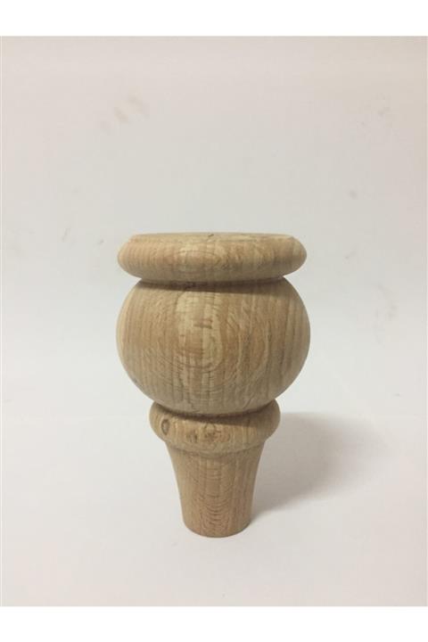 akyolahsap 4 Adet Ahşap Tornalı Koltuk Ayağı