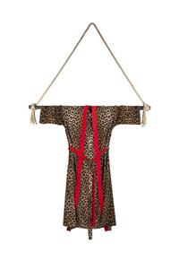 ANGELS IN RA Johannesburg Reddısh Leopar Desenli Kimono