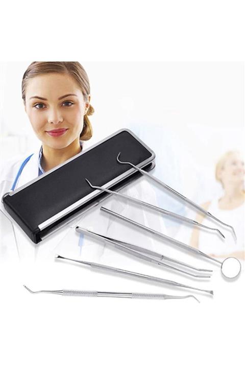 Ally Mobile Ezere 6 Parça Set Profesyonel Diş Tartar Sökücü Paslanmaz Çelik