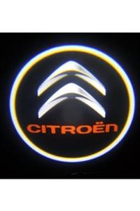 TEKNOCLUB Citroen Pilli Yapıştırmalı Kapı Altı Led Hayalet Logo 2 Adet