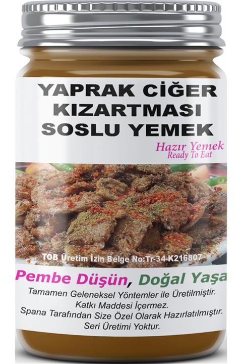 SPANA Yaprak Ciğer Kızartması Soslu Yemek Ev Yapımı Katkısız 330gr