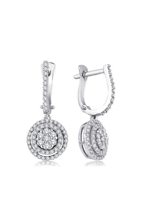 Yetkin Diamond 0,66 Karat Pırlanta Coronet Küpe