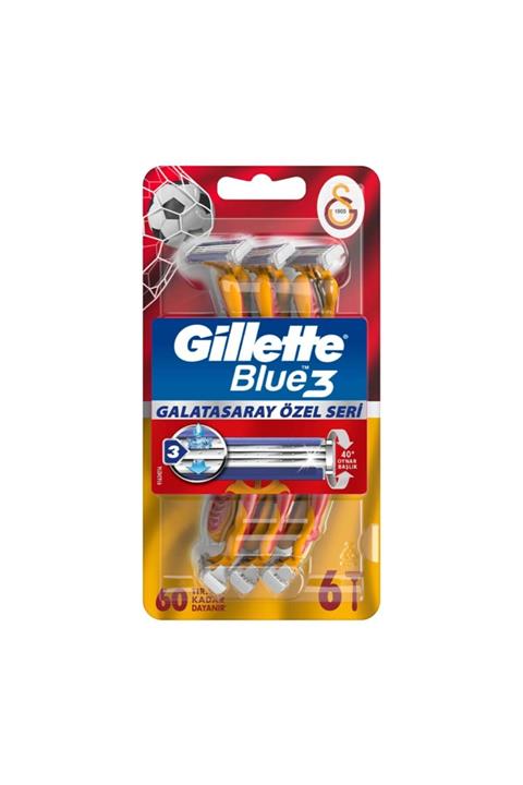 Gillette Blue 3 6'lı Taraftar Paketi Özel Seri Galatasaray