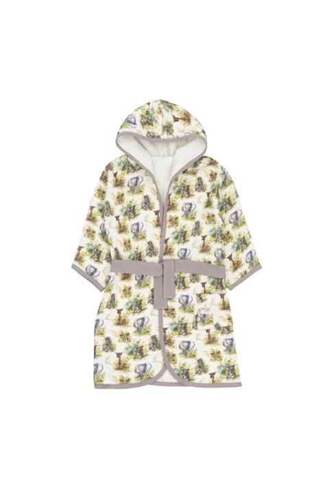Baby Laurel Organics Baby Forest-4 Kat Organik Müslin Bornoz 0-3 Yaş