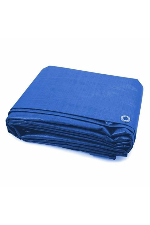 Edoplast 5x12 Metre Mavi Su Sızdırmaz Havuz Çadırı Brandası Tentesi Kapsüllü Su Geçirmez