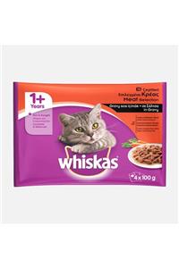 Whiskas Kümes Hayvanlı Multipack Yaş Kedi Maması 4'lü Paket