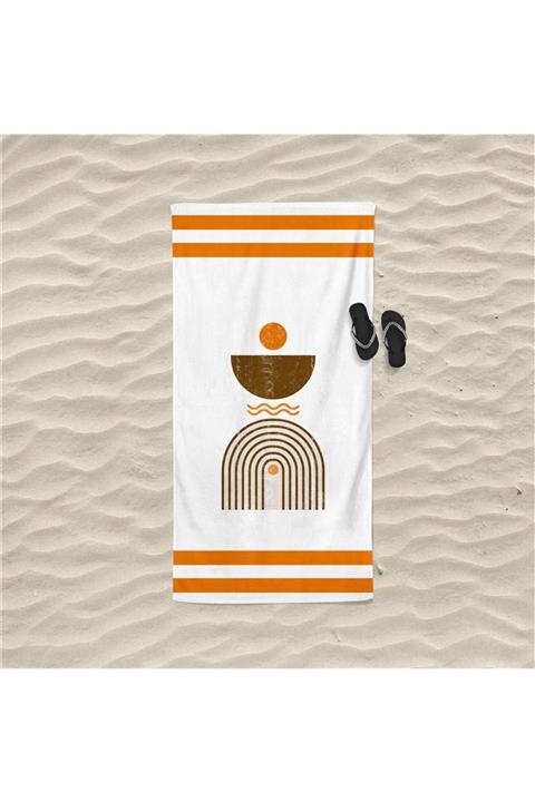 decoars Bohem Figürlü  Plaj Havlusu