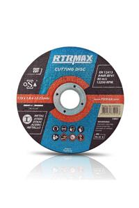 Rtrmax ( 10 Adet ) Inox Metal Kesici Taş Disk 125x1.6x22.23 Mm