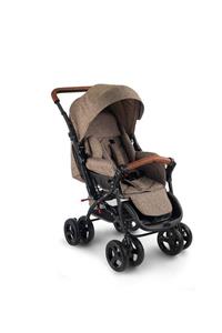 Baby2Go 2024 Safe Çift Yönlü Bebek Arabası - Kahverengi