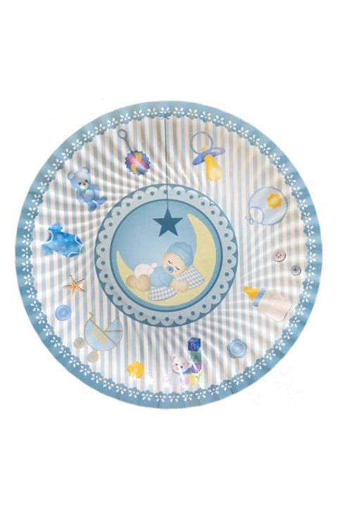 NEWOTO Mavi Aydedeli Karton Tabak 19 cm Pk:8