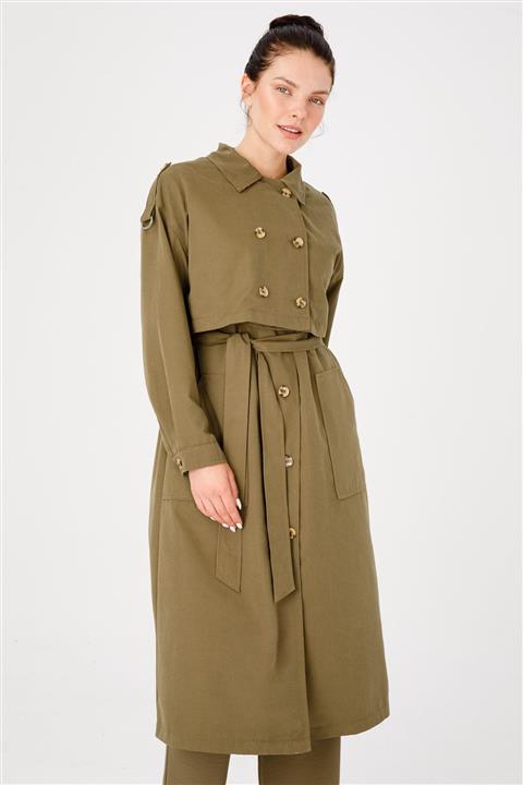 Micca Çok Amaçlı Trençkot Haki