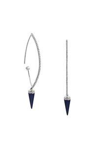 Clavis Jewelry Lapis Taşlı Pırlanta Küpe (ckp0764)