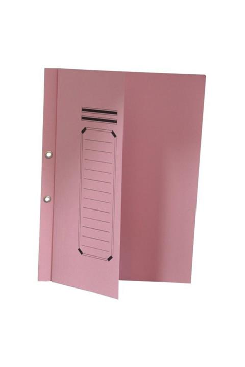 Bafix Yarım Kapak Dosya Karton Telli Pembe Tekli (1 Adet)