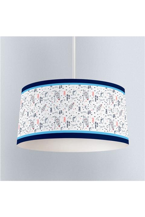 instababyrooms Çocuk Odası Uzay Desenli Sarkıt Avize