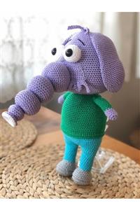 yayondi Mor Amigurumi Necati 35 cm