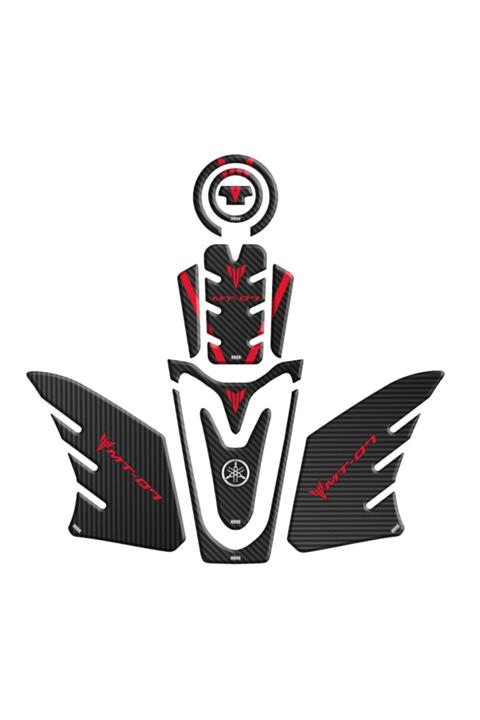 Yamaha Mt 07 2021 9 Parça Tank Pad Depo Pad Yan Pad Set Gogo