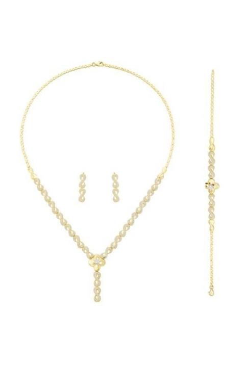 BİLEZİKHANE Fantezi Set 21,00 gr.14 Ayar Altın