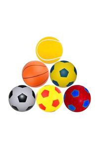 Sportive Sponge Ball Stres Topu Sarı-kırmızı (Spt-06100-sarı/kırmızı)