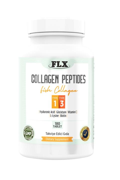 FLX Collagen Peptides Tip 1-3 Balık Kolajeni 180 Tablet