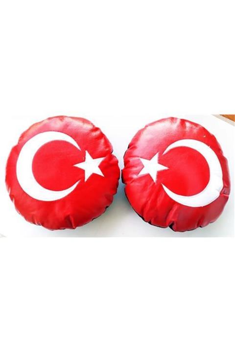 Transformacion Transformacıon Türk Bayrağı Deri Boyun Yastığı 2 Adet