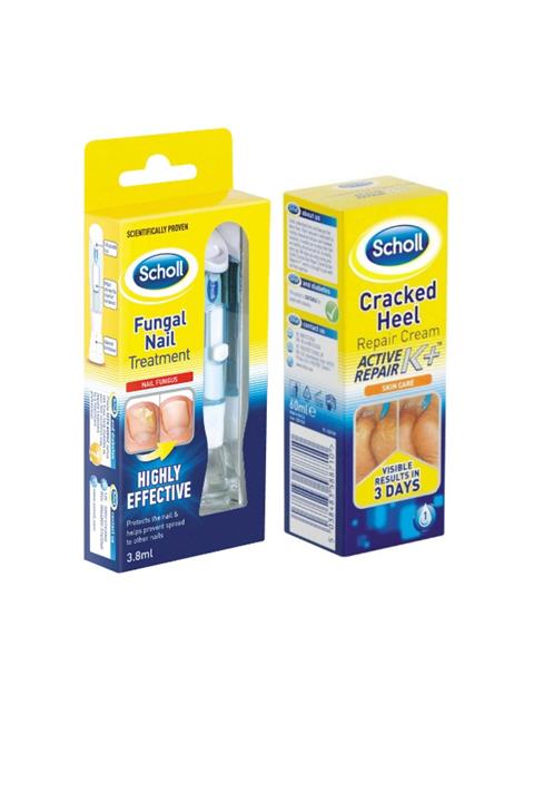 Scholl Tırnak Mantarı Giderici 3,8 ml + Topuk Çatlak Kremi 60 ml