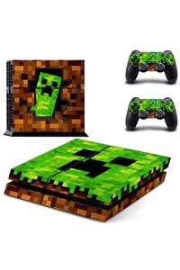 KT Decor Minecraft Playstation 4 Fat Sticker Kaplama