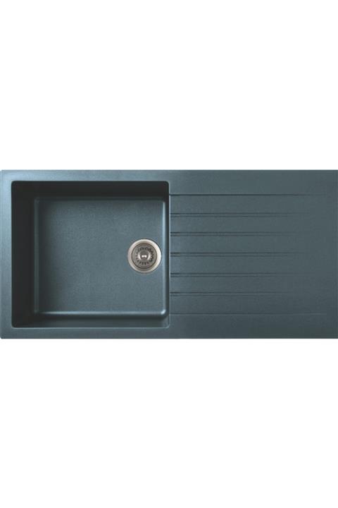 Zendi Antrasit 100 Cm Granit Eviye