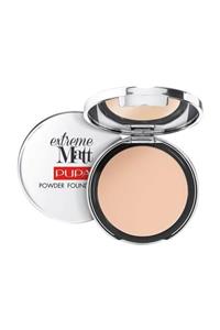 Pupa Milano Fondöten - Extreme Matt Compact Powder Foundation 020 Light Beige 8011607208593