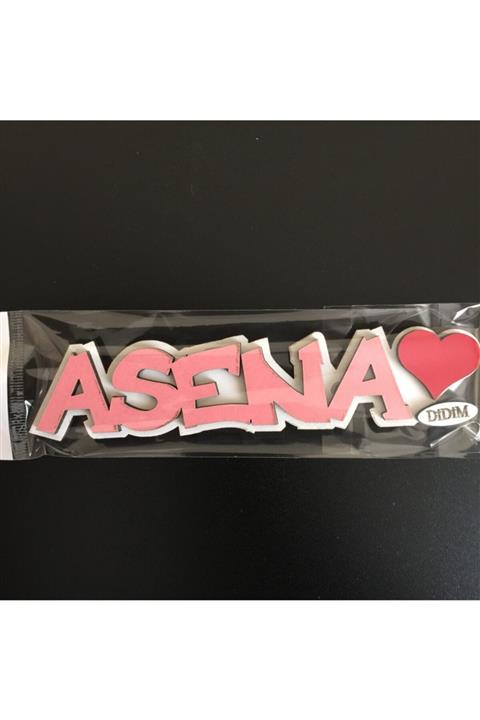 Burhan Design Asena Yazılı Isim Magnet
