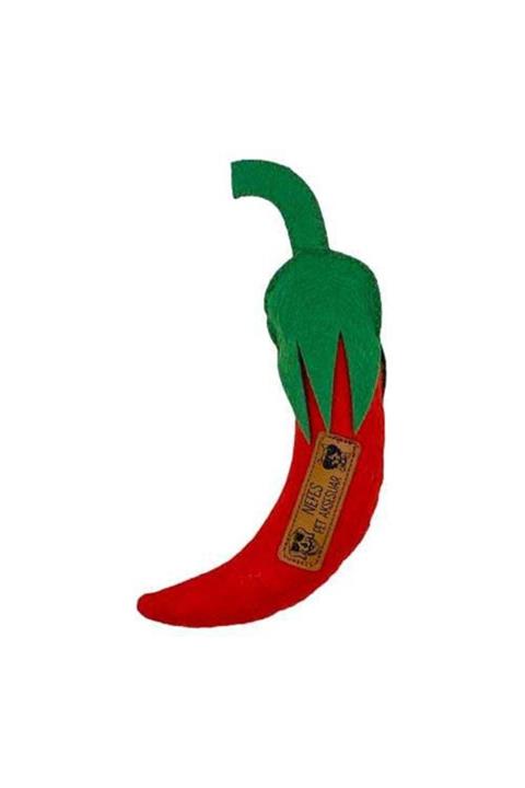 Nefes Pet Biber Figürlü Keçe Catnip (kedi Otlu) Kedi Oyuncağı