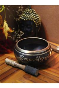 algezan Meditasyon Çanı Yoga Çanı Tibet Çanağı Singing Bowl 9 Cm