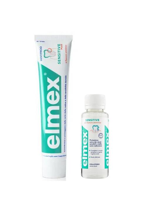 Elmex Sensitive Hassas Dişler Için 75ml Diş Macunu Ve 100ml Gargara Set
