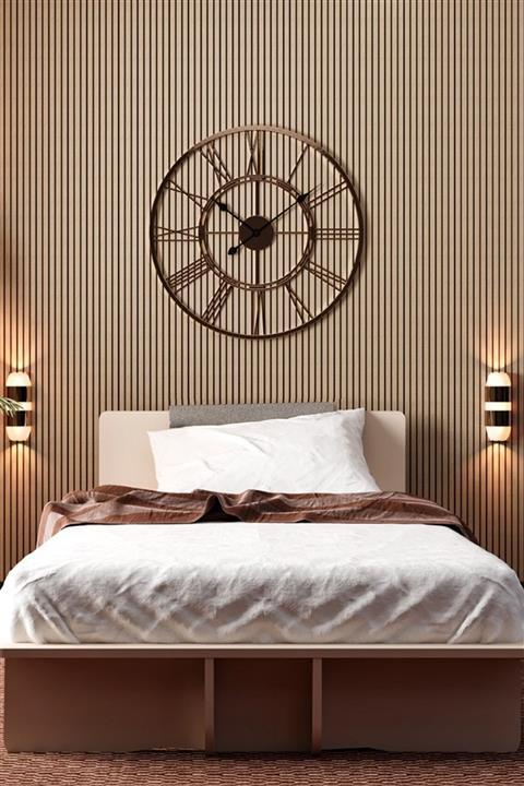 Okapi Tek Kişilik Karyola 120 X 200 Latte Başlıklı