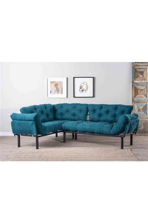 Pafu Nitta Köşe Yataklı Koltuk - Petrol