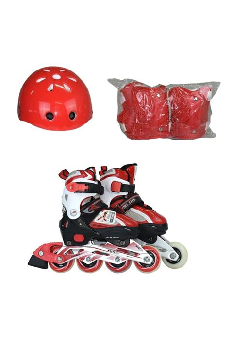 Furkan Oyuncak Işıksız Paten Set 27-30 Kırmızı