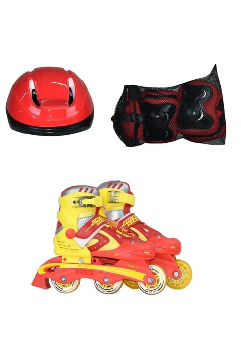 Furkan Oyuncak Işıksız Paten Set 27-31 Kırmızı