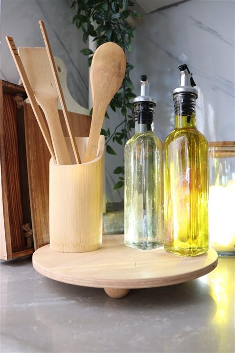 Atölyevde Ahşap Stand Sunumluk