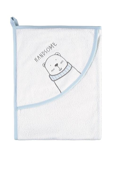 Coco Store Bibaby Biorganic Handsome Animals Silgi 66302 Ekru Mavi