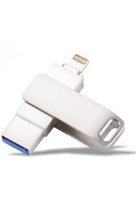 Favors Iphone 11 Uyumlu Otg Usb Flash Bellek 128 Gb Usb 3.0 Hızlı Veri Aktarımı