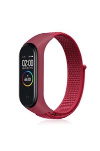 Kılıfist Xiaomi Mi Band 3 / 4 Uyumlu Krd-13 Hasır Örme Kordon Kayış