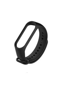 Xiaomi Mi Band 4 Uyumlu Silikon Kordon Siyah