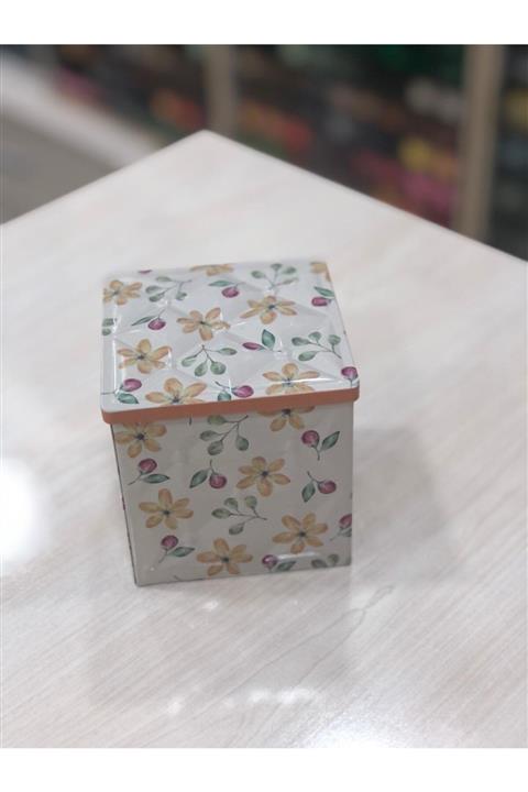 Düğmeci Ahmet Metal Kare Aksesuar Kutusu