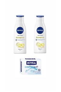 Nivea Q10 Vücut Bakım Kremi 250ml+250ml+ Sabun