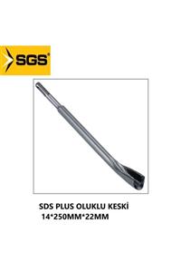 SGS Öztürk Sgs1573 Sgs Sds Plus Oluklu Keski  14 * 250 * 22