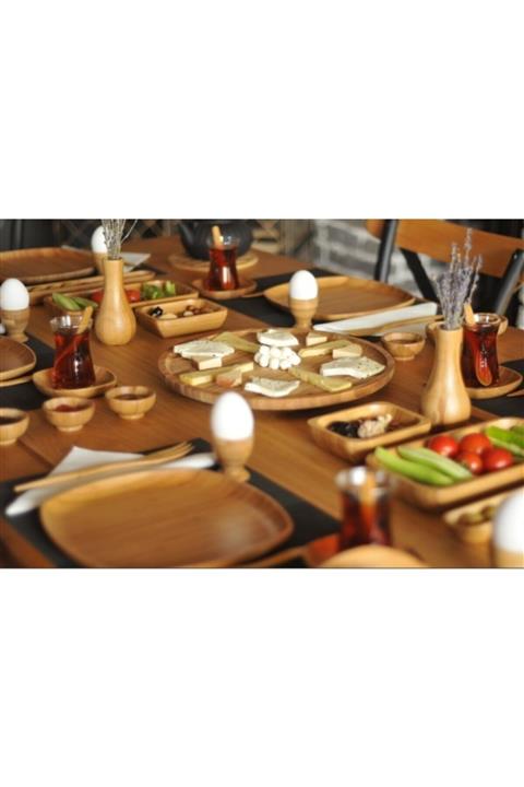 BAMBUMDAN Bambum Ikon 6 Kişilik Kahvaltı Seti