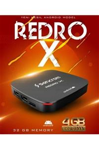 sencrom Redro X 4k Android Tv Box 4gb Ram 32gb Hafıza