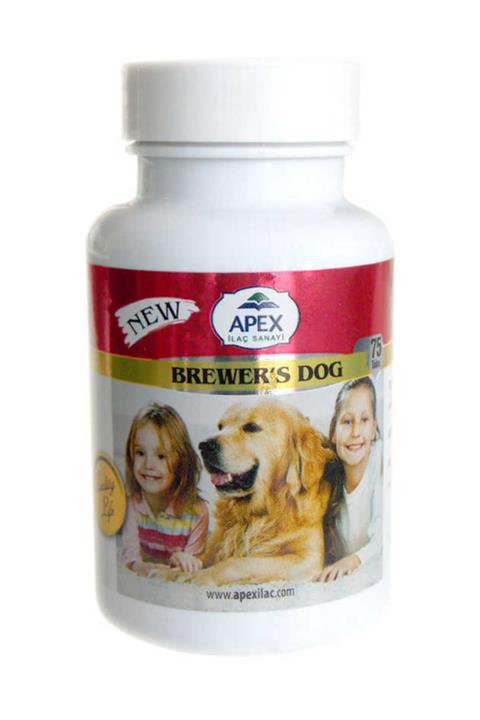 Apex Brewers Sarımsaklı Maya Köpek Tableti 75 Tablet